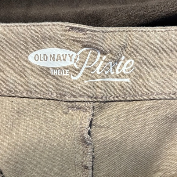 Old navy Pixie khaki pants 14 R - Picture 2 of 8